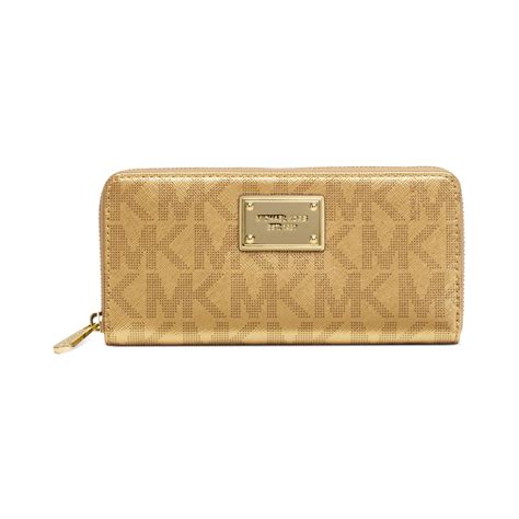 michael kors mercer continental wallet|Michael Kors zipper wallet.